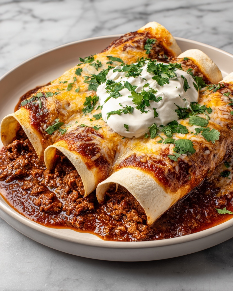 Chicken Enchiladas with Red Sauce Recipe - Recipe Image