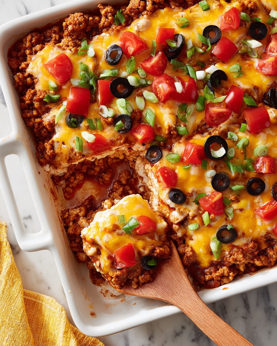 Taco Casserole Recipe - Recipe Image