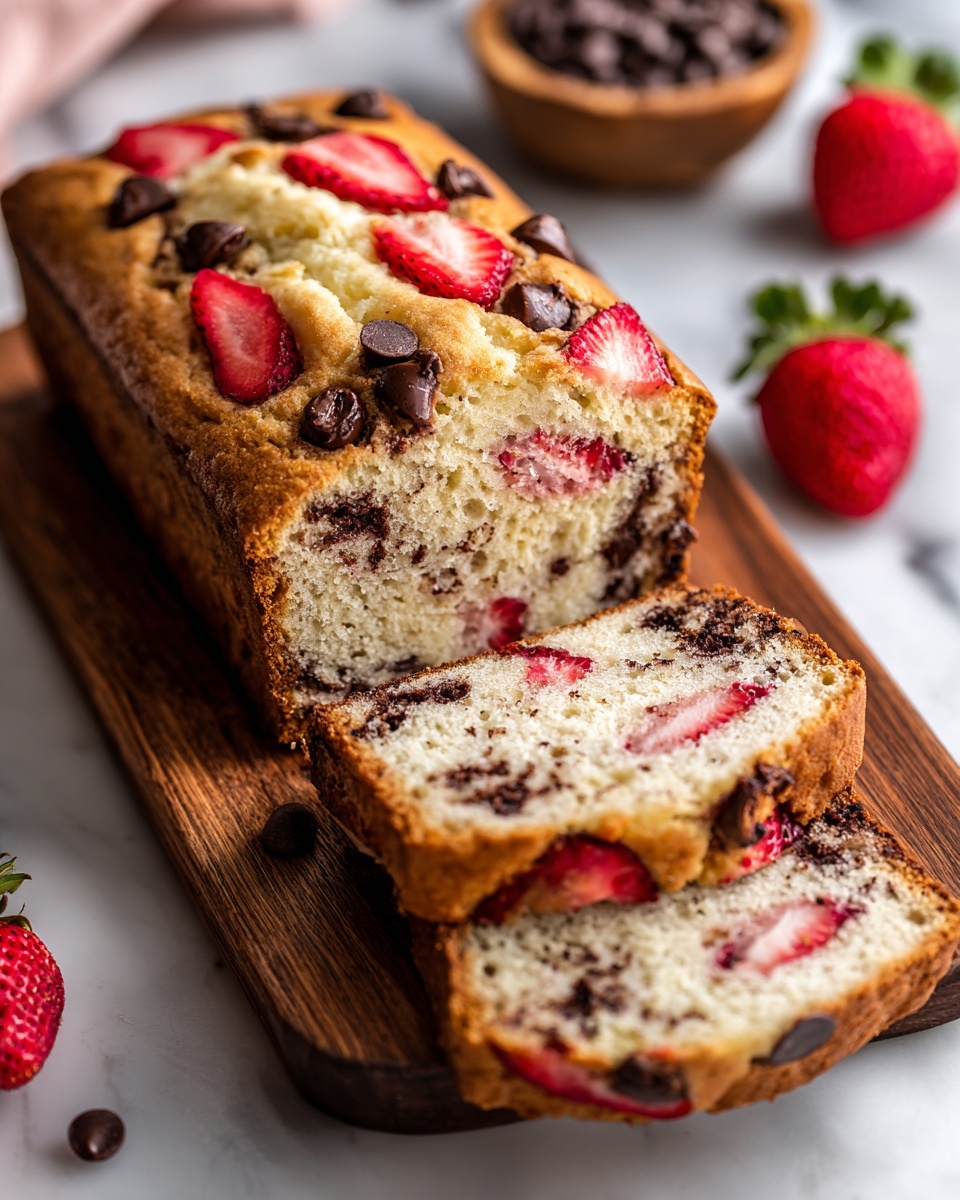 Chocolate Strawberry Bread Recipe - Recipe Image