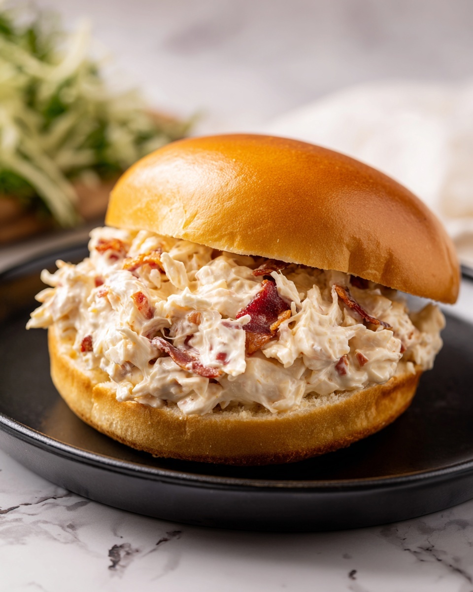 Chicken Alfredo Sloppy Joes Recipe - Recipe Image