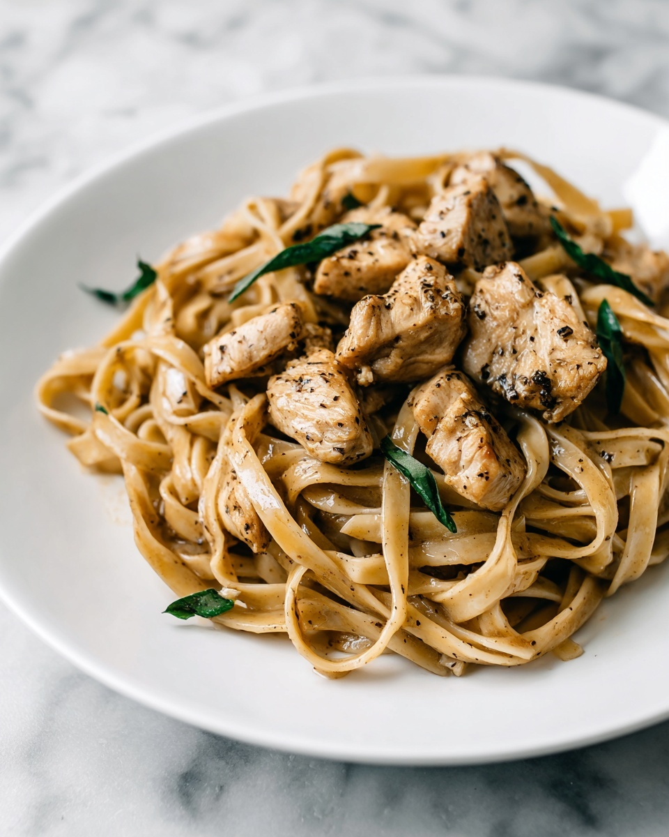 Cowboy Butter Chicken Linguine Recipe - Recipe Image