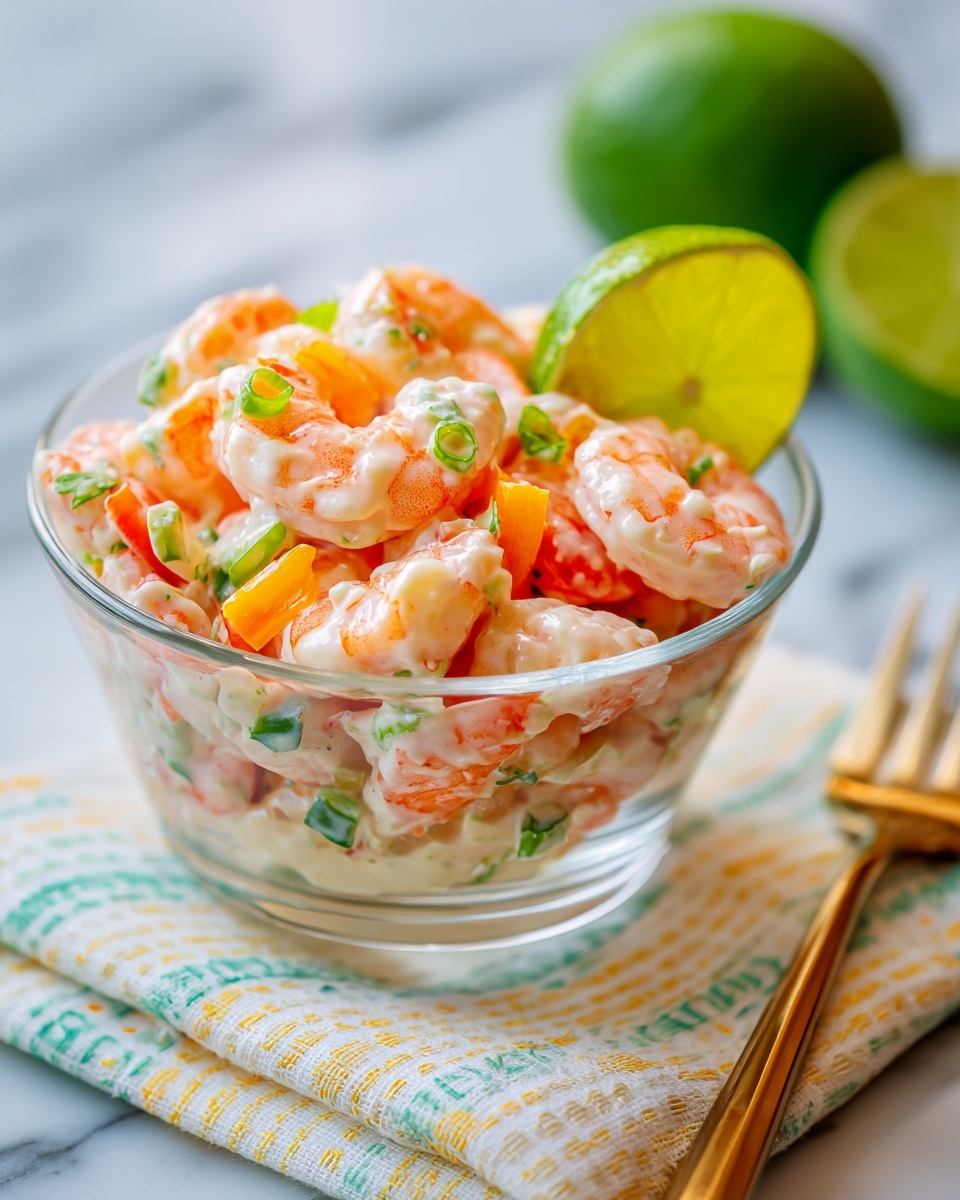 Lemon Herb Shrimp Salad with Fresh Vegetables Recipe - Recipe Image