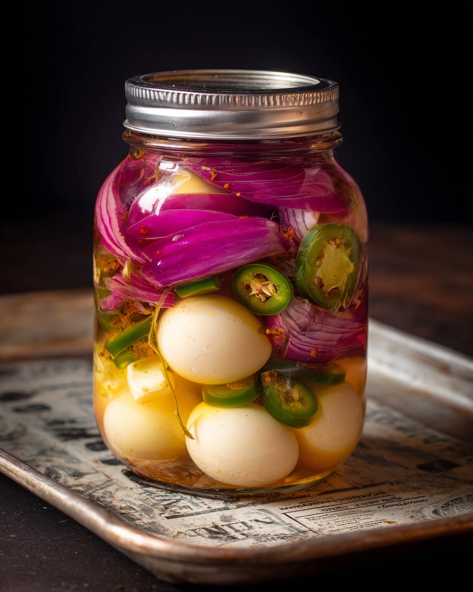 Pickled Eggs and Sausage Recipe - Recipe Image
