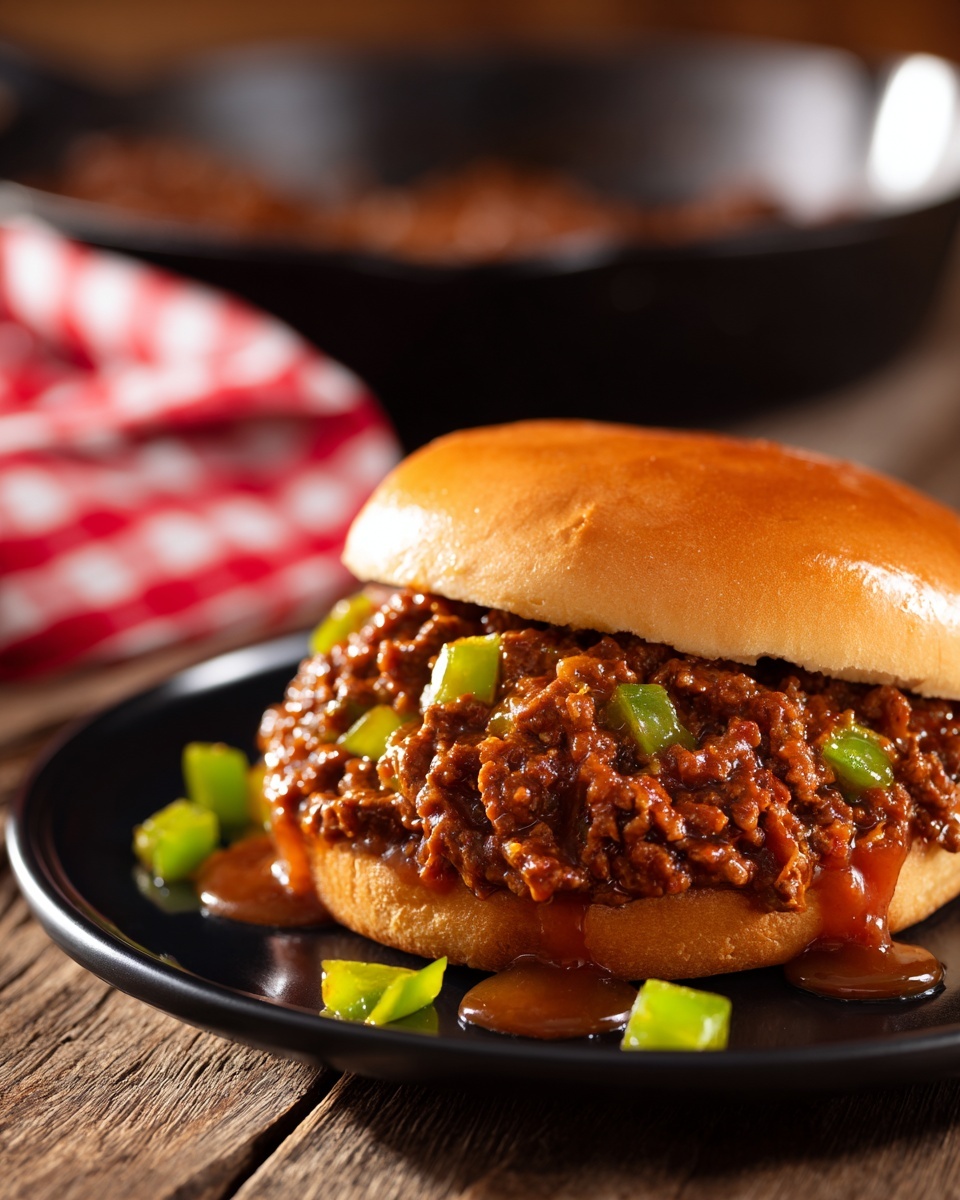 Philly Cheesesteak Sloppy Joes Recipe - Recipe Image