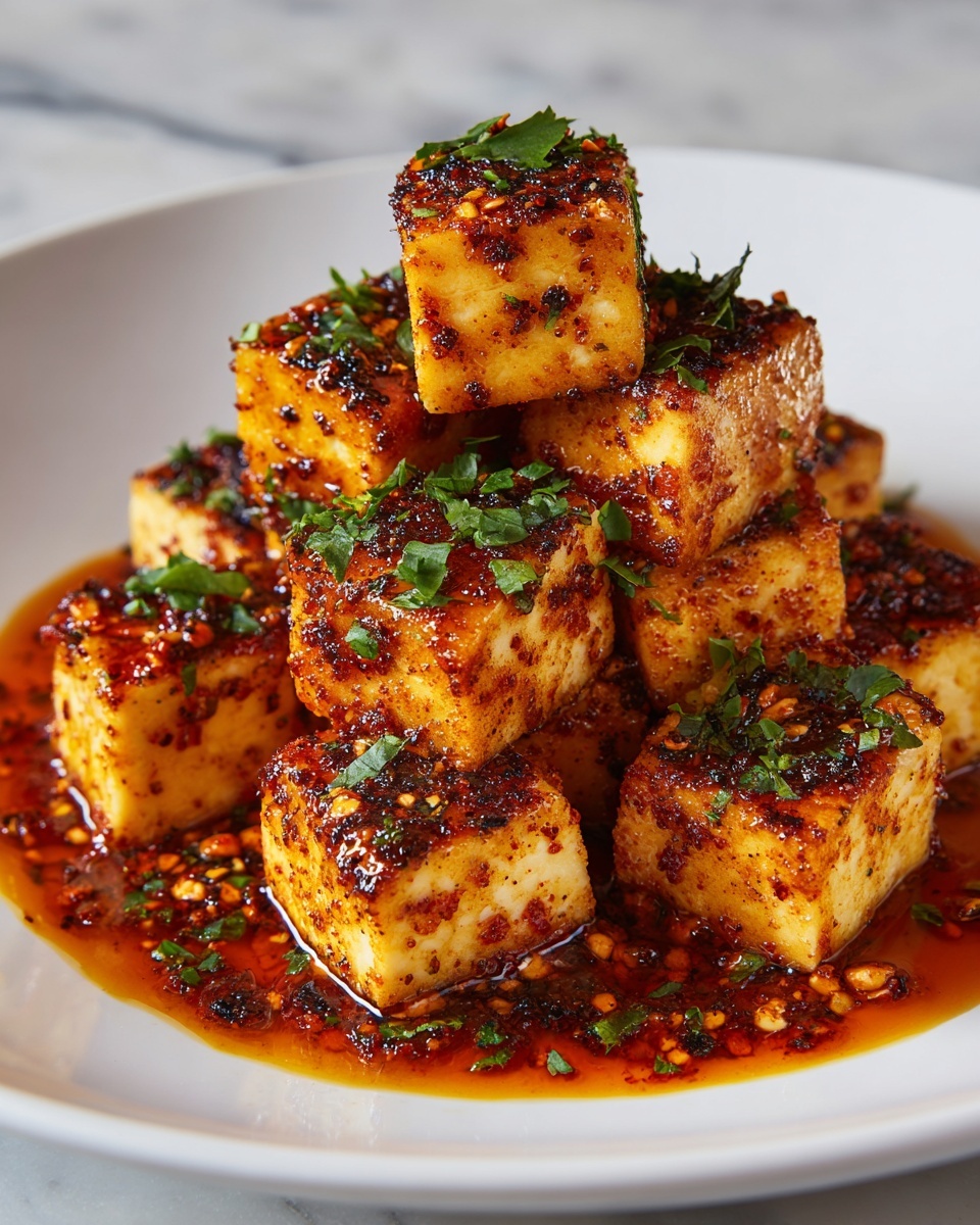 Spicy Tofu with Creamy Coconut Sauce Recipe - Recipe Image