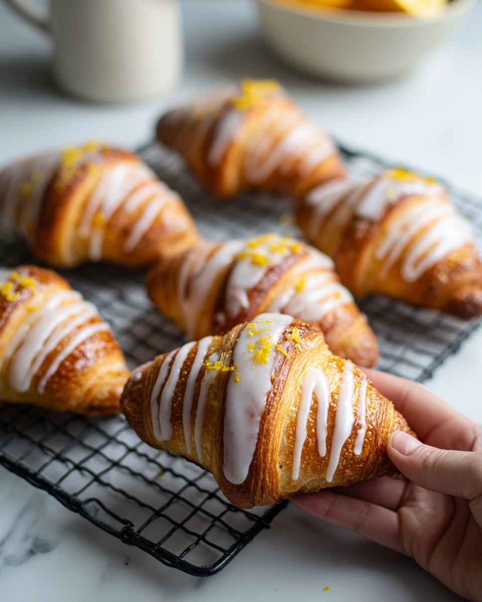 Lemon Cream Cheese Crescent Rolls Recipe - Recipe Image
