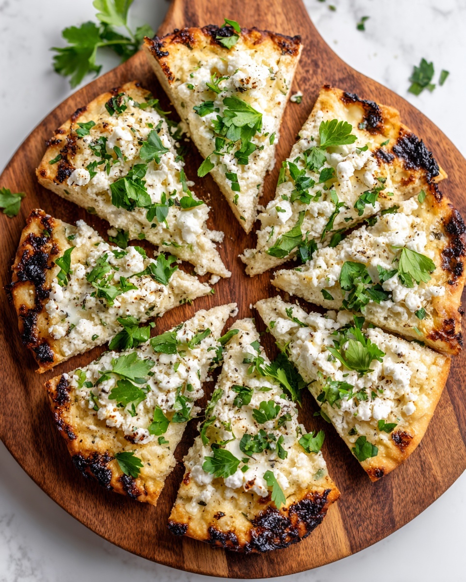 Roasted Garlic and Herb Flatbread Recipe - Recipe Image