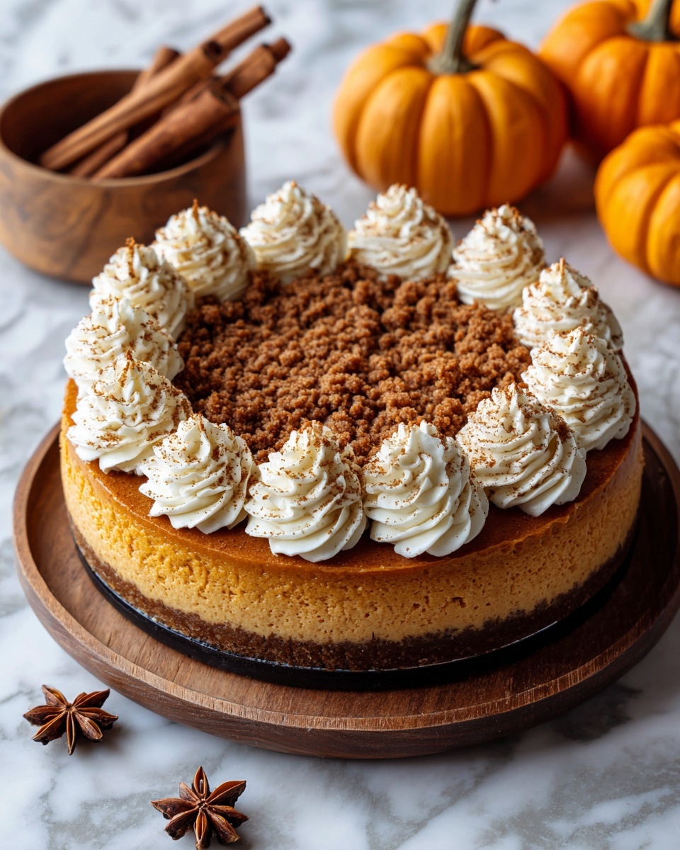 Pumpkin Streusel Cheesecake Recipe - Recipe Image