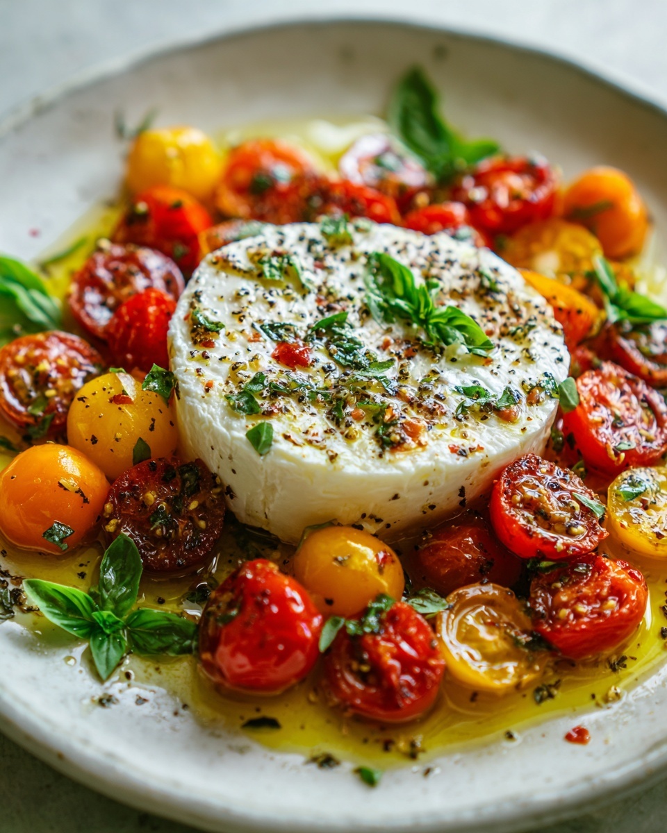 Burrata & Oven Roasted Tomato Salad Recipe - Recipe Image